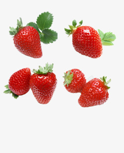 完整草莓淘宝生鲜红色草莓高清图片