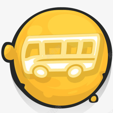 公共汽车icon图标图标