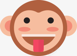 吐舌头猴子吐舌头的卡通猴子高清图片