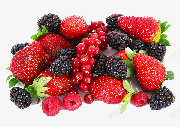 草莓树莓和桑葚png免抠素材_新图网 https://ixintu.com 实拍草莓树莓 桑葚图案 水果 食物