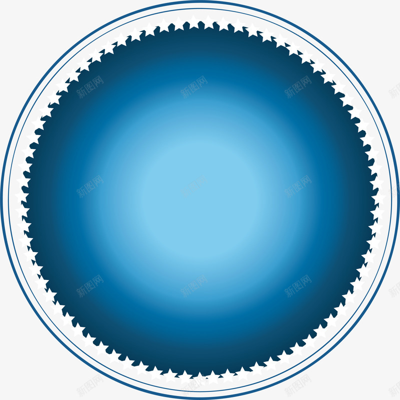 蓝色圆圈卡片png免抠素材_新图网 https://ixintu.com 圆圈卡片 水彩 白色光晕 蓝色光圈 蓝色圆圈 蓝色圆球
