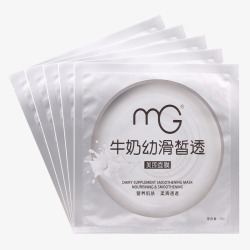 mG牛奶幼滑皙透面膜素材
