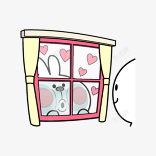迷你兔子图标png_新图网 https://ixintu.com 卡通 卡通人物 图标 彩绘 手绘 插画 表情包 迷你兔子