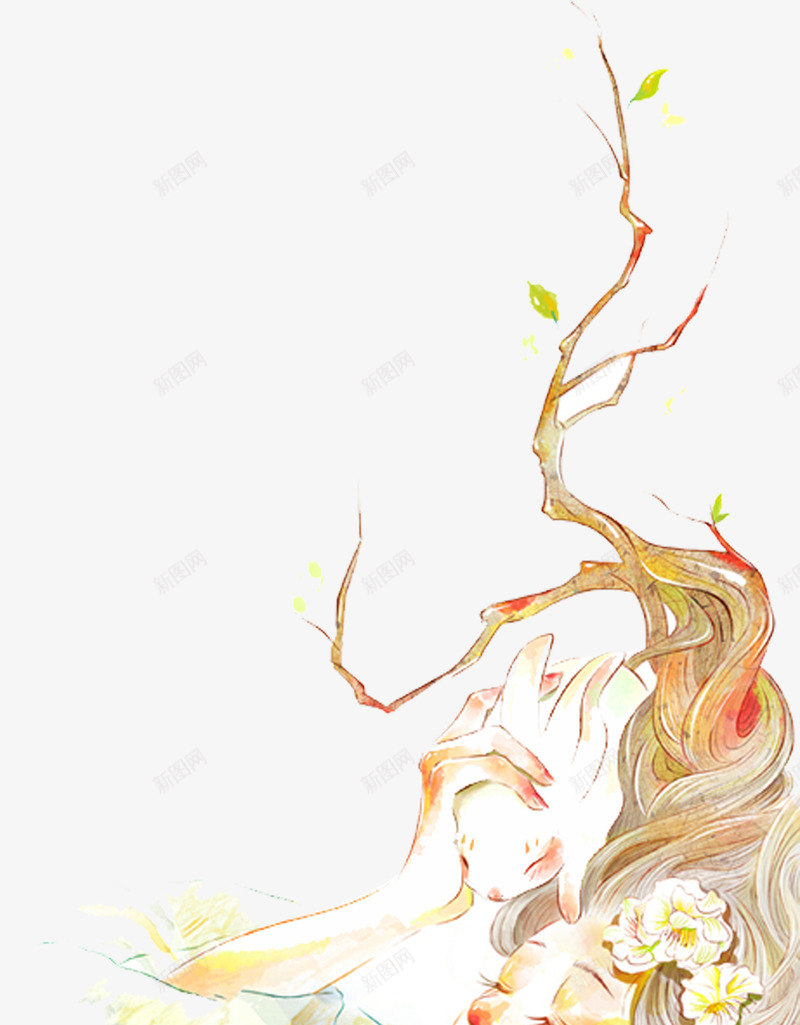 手绘动漫兔子精灵png免抠素材_新图网 https://ixintu.com PNG 兔子精灵 动漫 唯美 手绘