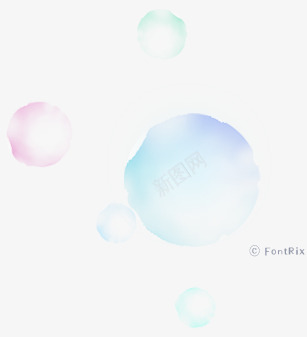 彩色圆球漂浮png免抠素材_新图网 https://ixintu.com 圆形 漂浮 色彩 装饰元素