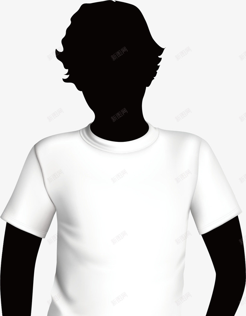 模特元素png免抠素材_新图网 https://ixintu.com T恤 png 元素 半袖 卡通 夏装 空白T恤