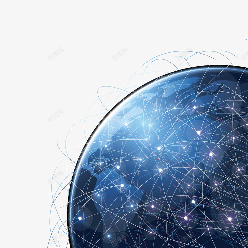 线性光效地球png免抠素材_新图网 https://ixintu.com 光效 唯美 商务 地球 未来科技 矢量素 科技地球 科技背景 线性 网络信息 网络科技 蓝色背景 通讯科技