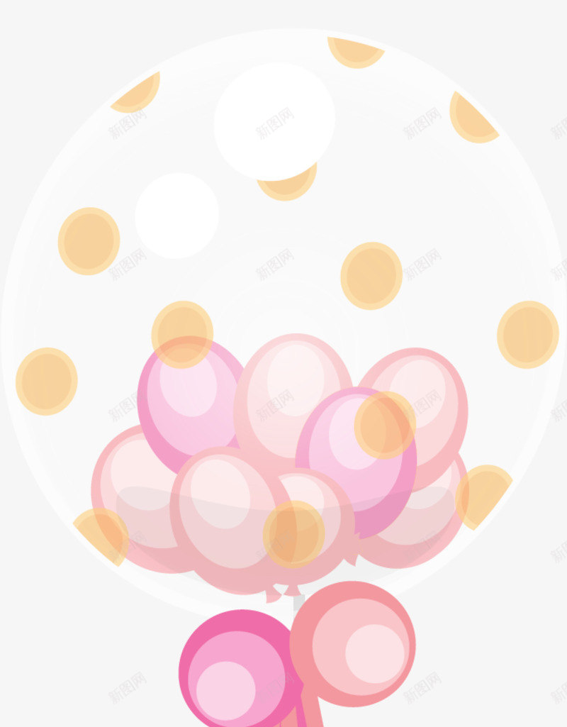 儿童节梦幻粉色气球png免抠素材_新图网 https://ixintu.com 一堆气球 儿童节 梦幻气球 漂浮的气球 粉色气球 美丽气球