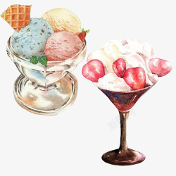 冰淇淋背景图片冰淇淋球片高清图片
