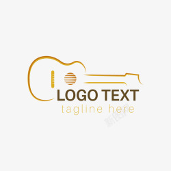 吉他乐队logo音乐LOGO图标高清图片