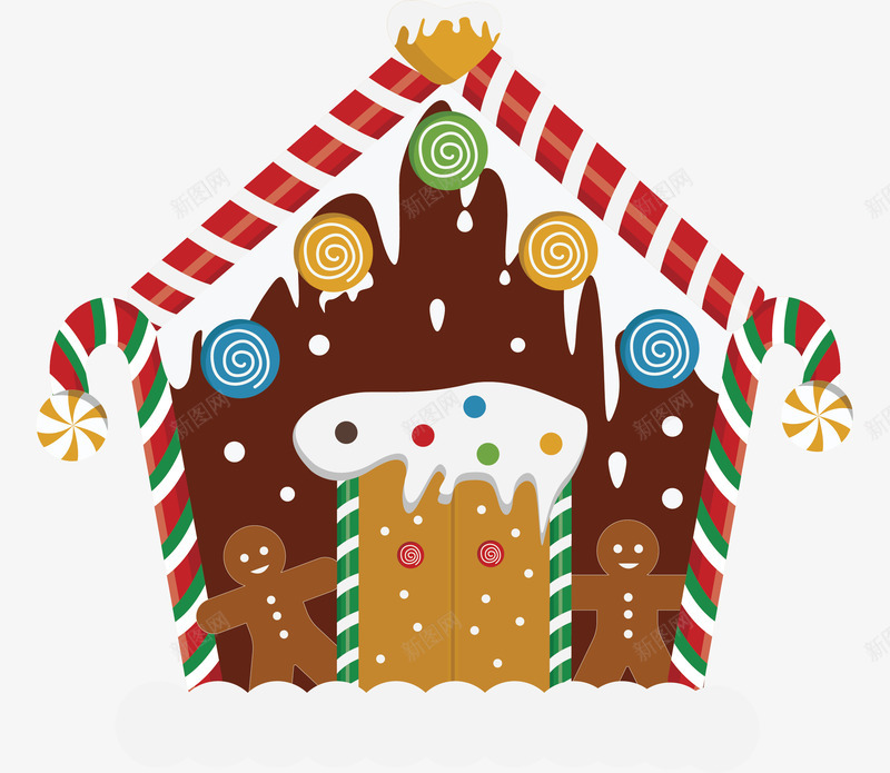 圣诞节手绘卡通巧克力房屋png免抠素材_新图网 https://ixintu.com 卡通 卡通饼干 可爱 圣诞 圣诞节 巧克力 巧克力房屋 手绘 棒棒糖 甜蜜 美味 美食 装饰 饼干