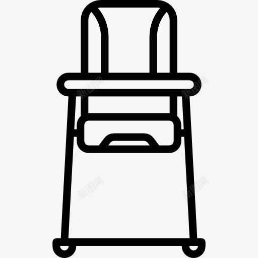 儿童座椅图标png_新图网 https://ixintu.com 婴儿椅 工具 母性 生育