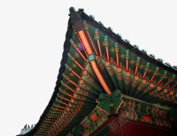 中国古典房檐素材
