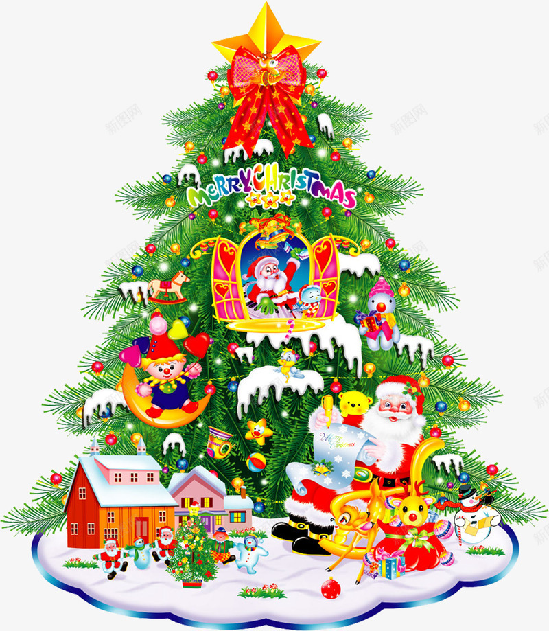 圣诞树圣诞元旦家具促销展板png免抠素材_新图网 https://ixintu.com 促销 元旦 圣诞 圣诞树 家具 展板