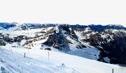 瑞士景点铁力士雪山高清图片
