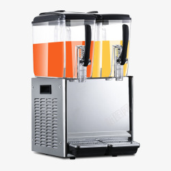 饮料自动销售机冷热双温双缸果汁机高清图片