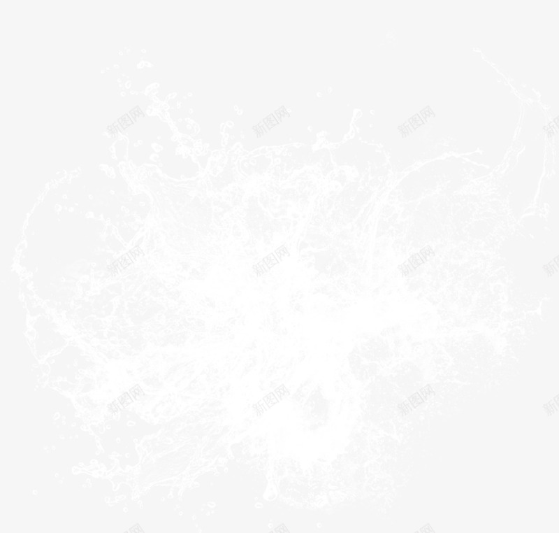 白色飞溅水花png免抠素材_新图网 https://ixintu.com 水花 白色 飞溅