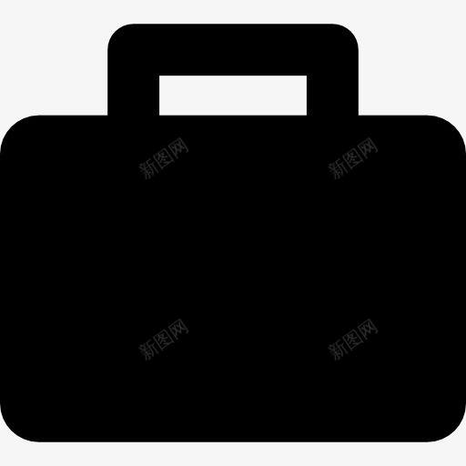 黑色的手提箱图标png_新图网 https://ixintu.com 包 工具 手袋 箱包 组合业务 行李箱 通用图标 黑色
