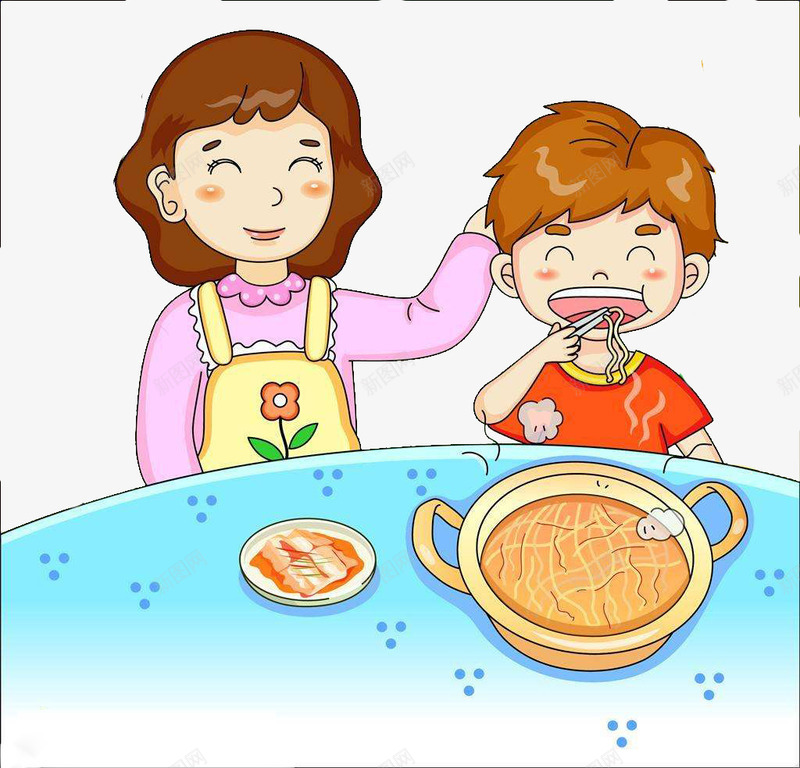 插图妈妈喂宝宝吃面png免抠素材_新图网 https://ixintu.com 吃面插画 妈妈喂奶 妈妈喂宝宝 妈妈喂宝宝吃面 妈妈喂宝宝吃饭 妈妈宝宝 宝宝吃饭 食物
