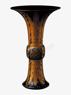 鎏金古董花瓶素材