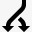 分叉箭头icon图标图标