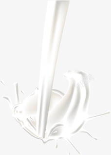 摄影夏日海报牛奶效果素材