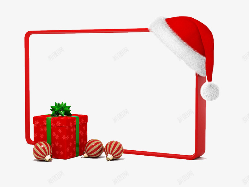 圣诞信息板png免抠素材_新图网 https://ixintu.com 促销标签 圣诞 圣诞元素 圣诞节 红色