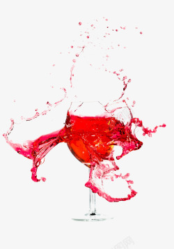 创意红酒展示架创意喷溅红酒高清图片