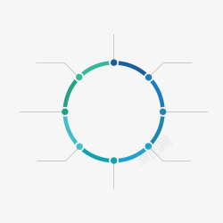 渐变直线蓝色圆环科技分析高清图片