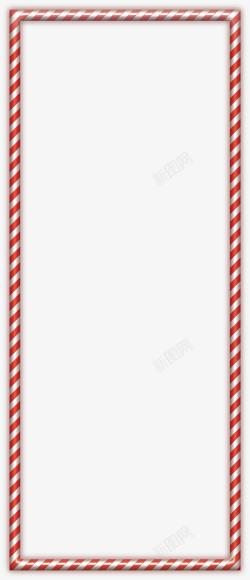 红色炫光粒子圣诞节边框装饰高清图片