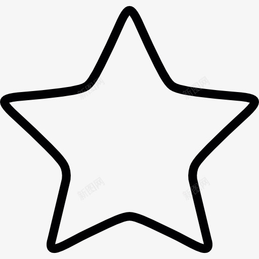 白星图标png_新图网 https://ixintu.com 主演的形状 星星 最喜欢的 空白 空荡荡的 轮廓