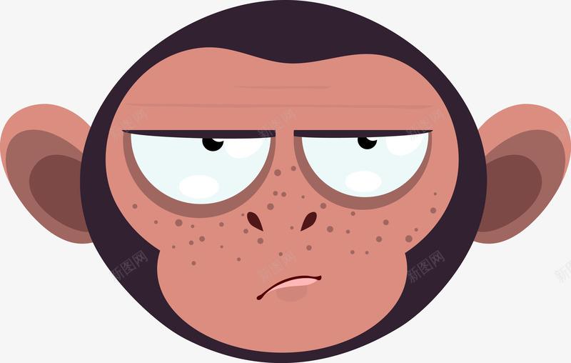 卡通猴子表情图矢量图ai免抠素材_新图网 https://ixintu.com 动物 卡通猴子 可爱猴子 可爱猴子表情 手绘猴子 猴子 猴子表情 矢量动物 矢量猴子 表情 矢量图