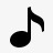 icon音符八分音符icon图标高清图片