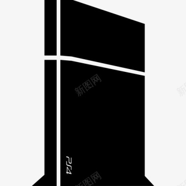 视频游戏主机PS4图标图标
