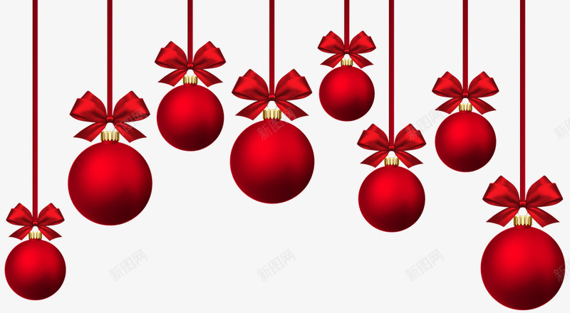 圣诞节装饰球png免抠素材_新图网 https://ixintu.com 假期 免费png 圣诞节 愿望 背景 装饰