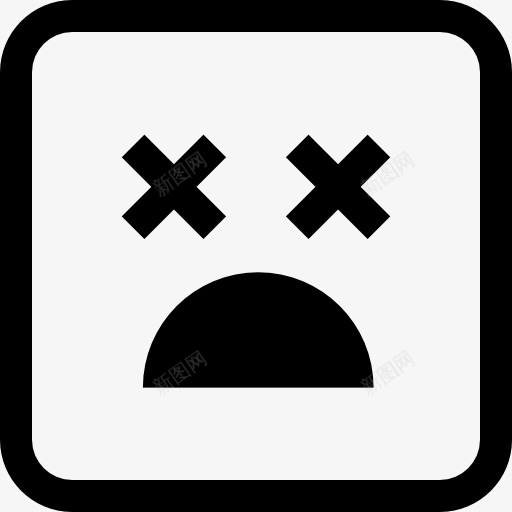 悲伤的图标png_新图网 https://ixintu.com 伤心 感情 接口 表情 表情符号 表意文字 面孔