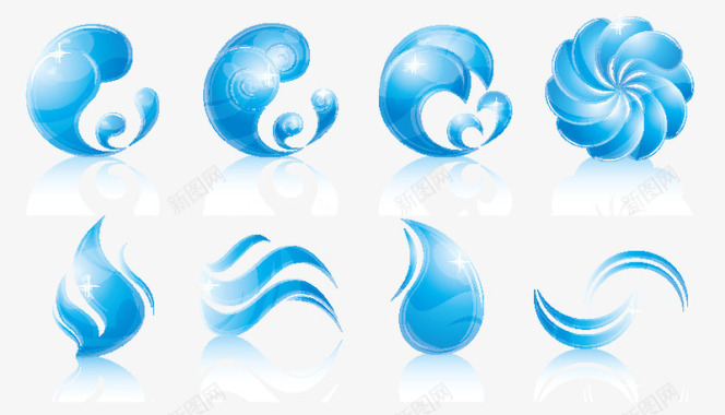 水珠图标图标