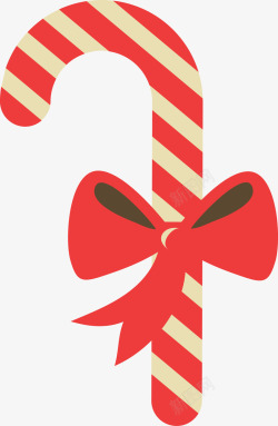 红色拐杖圣诞节糖果拐杖高清图片