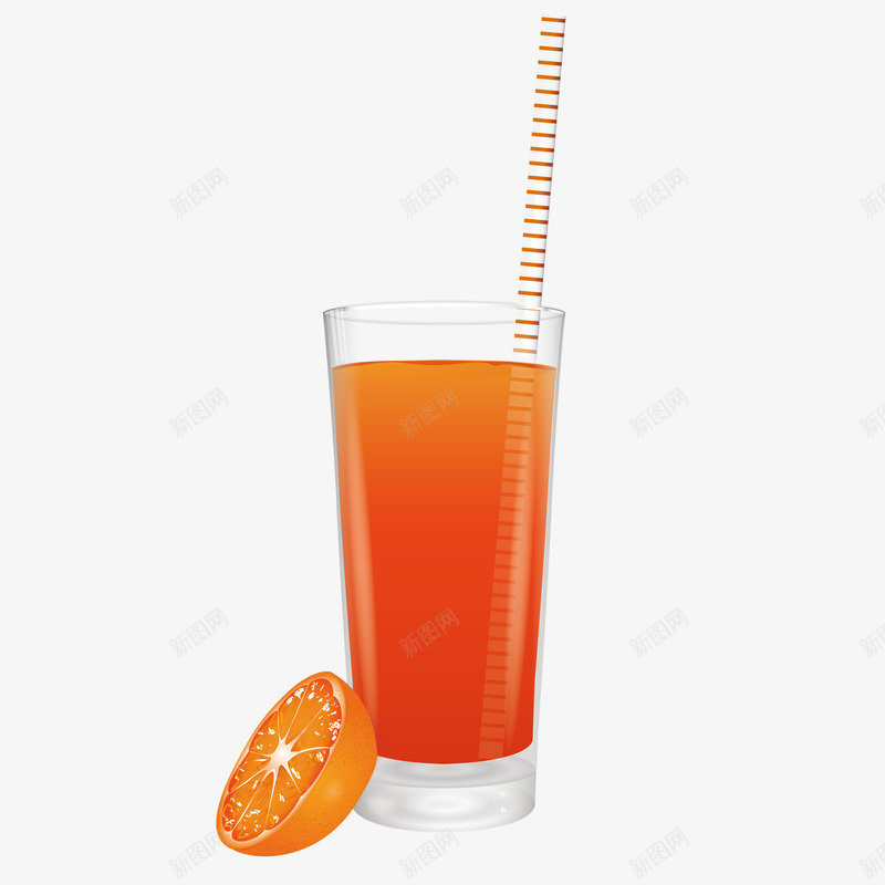 美味橙汁矢量图ai免抠素材_新图网 https://ixintu.com 果汁 橙汁 美味 矢量图
