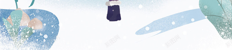 手绘冬季雪景图psd免抠素材_新图网 https://ixintu.com 主标题 元素 印章 堆雪人 手绘人物 树枝装饰 立冬 雪地