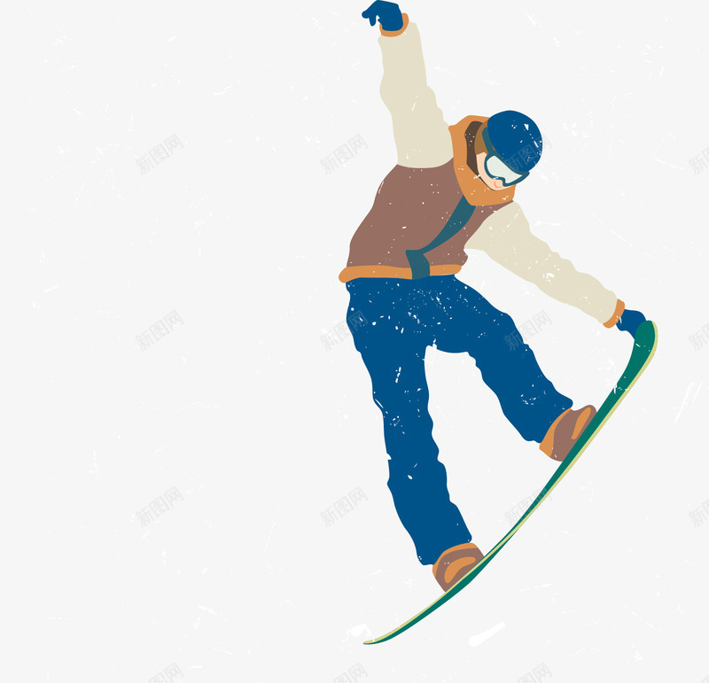 滑雪场滑雪的人矢量图ai免抠素材_新图网 https://ixintu.com 冬季 滑雪 滑雪场 滑雪橇 矢量图 运动