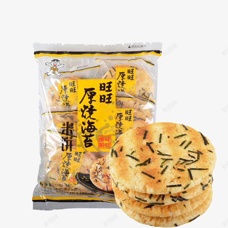 旺旺海苔雪饼png免抠素材_新图网 https://ixintu.com 产品实物 海苔 雪饼 零食