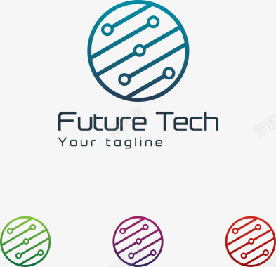 成就未来公司标识logo图标图标