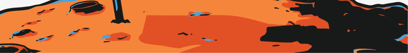 红色火星地面旗子png免抠素材_新图网 https://ixintu.com 4月12号 世界航天日 地面旗子 坑洞地面 太空 宇宙 火星地面