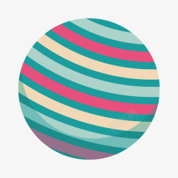 球彩球淘宝素材气球一个彩色的充气球矢量图高清图片