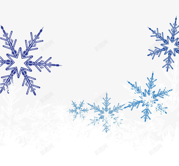雪花装饰png免抠素材_新图网 https://ixintu.com 免费素材 冰 冰山雪地 模型 白色 雪花