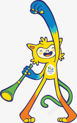 里约吉祥物里约奥运会吉祥物2016维尼休斯高清图片