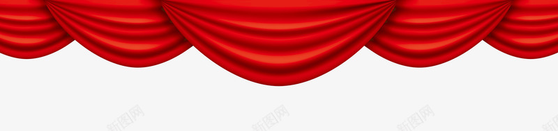 中国风大气红色绸带png免抠素材_新图网 https://ixintu.com 大红色丝带 红色丝带 舞台幕布