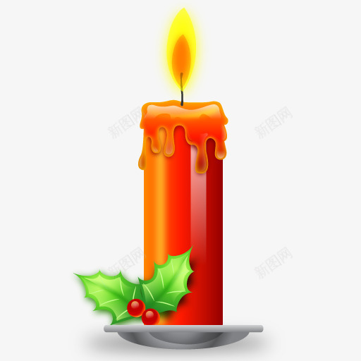 圣诞节蜡烛1png免抠素材_新图网 https://ixintu.com 圣诞节 圣诞节蜡烛 蜡烛 蜡烛PNG 蜡烛融化