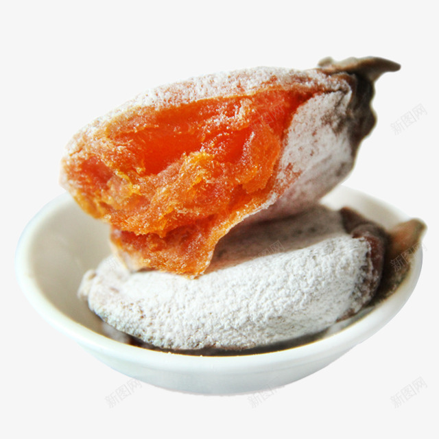 美味的柿子饼png免抠素材_新图网 https://ixintu.com 产品实物图 休闲食品 柿子干 柿子饼 美味